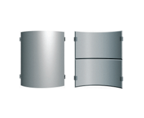 Outdoor aluminum veneer